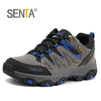 

SENTA Hiking Shoes New Autumn Winter Brand Outdoor Mens Sport Cool Trekking Mountain Woman Climbing Athletic Shoes 45 46 47