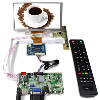 

HDMI VGA AV Audio USB LCD Controller Board 7" AT070TN90 800x480 LCD Screen