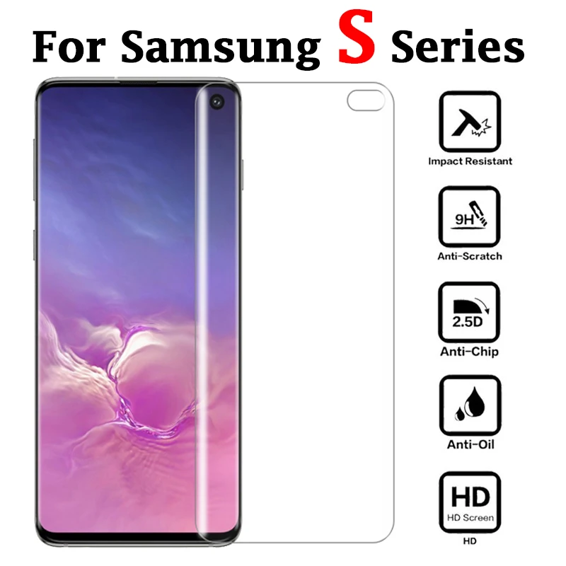 

For Samsung galaxy s9 s10 Plus screen protector s10e hydrogel on Samsun s 9 10 lite tempered glass 9s protective film glas tremp