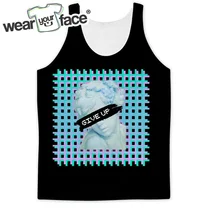 Откажитесь от 3D все напечатано, майка на бретельках, хипстерская модная летняя повседневная Уличная одежда классные детские Для мужчин Для женщин US Размеры; Прямая поставка