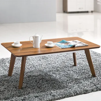 

Cafe Tables home Cafe Furniture Wood coffee table basse minimalist modern desk sofa side table new 60/120*60*45cm catan mesa
