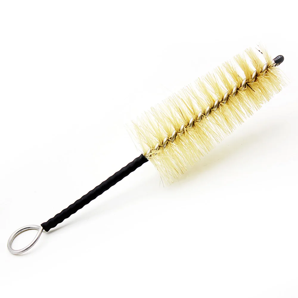 Mouthpiece Cleaning Brush Bristles With Metal Handle for Saxophone Sax