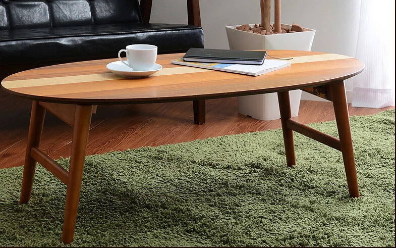 Folding Sofa Table Furniture Contemparay Low Center Coffee Table Oval Modern Wooden Laptop Corner Sofa Table