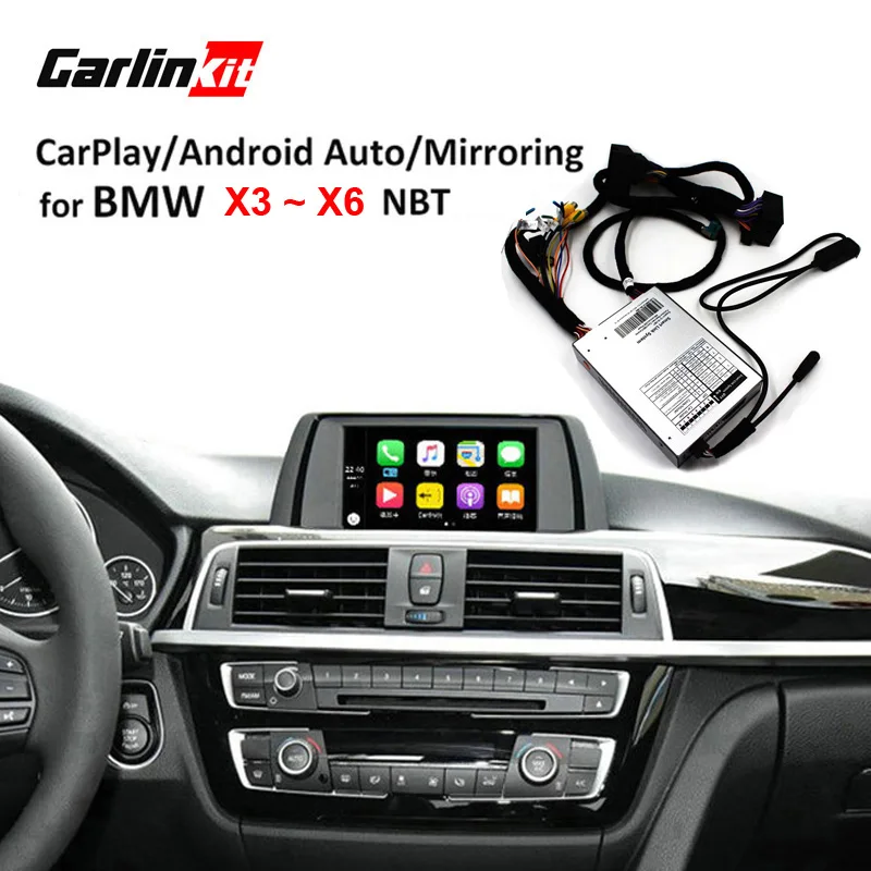 

Carlinkit Reversing Camera Interface Module for BMW X3 X4 X5 X6 With NBT System With Carplay Mirroring