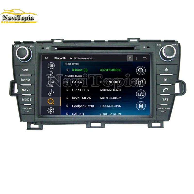 Clearance NAVITOPIA 4G RAM 64G ROM PX6 Six Core Android 9.0 Car DVD Player GPS Navigation for Toyota Prius right driving 2009 2010- 5
