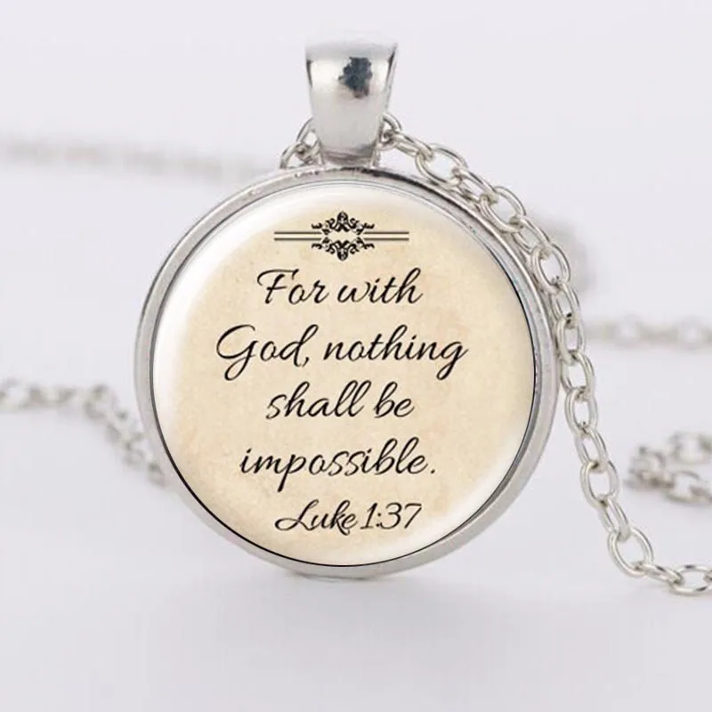 SUTEYI новейший дизайн ожерелье Иисуса &quotВера с Богом ничто не является