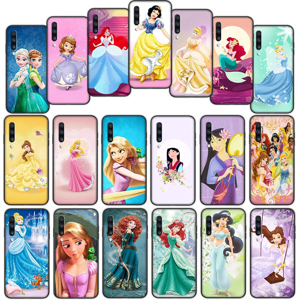 

Pretty Princess Ariel Mermaid Soft Cover Case for Samsung Galaxy A50 A6 Plus A7 A8 2018 A5 A9 A10 A30 A40 A70