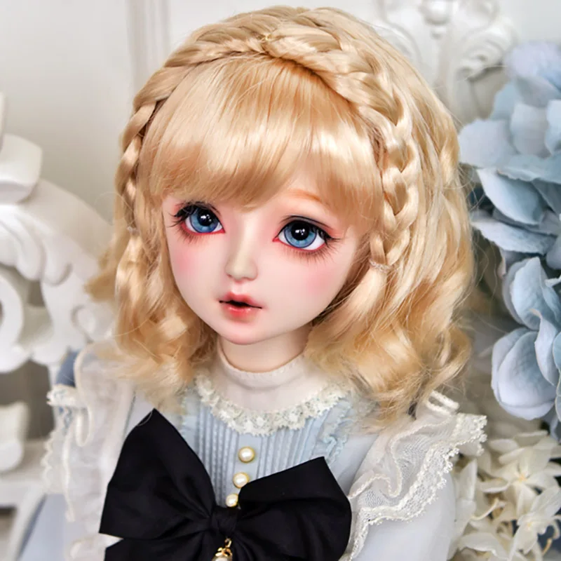 Cateleya парик для куклы супер мягкий шелк стиль ручной волос 5 цветов дополнительно 1/3 1/4 1/6 цветок поле девушка