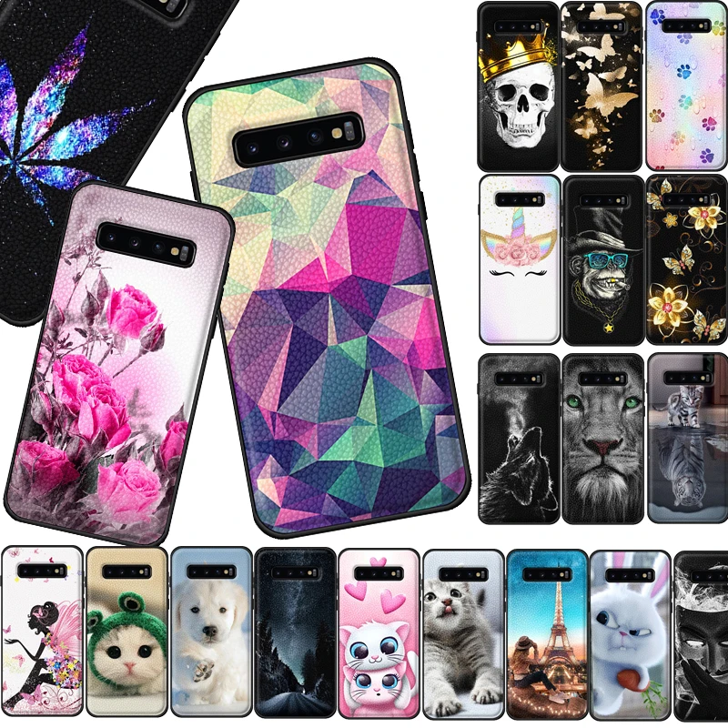 

Case For Samsung Galaxy S10 Plus S10+ SM-G975F/DS Case Cover TPU Silicone Fundas Phone Case For Samsung Galaxy S10 Plus Shell