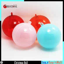 Прозрачные разноцветные пластиковые рождественские шары, дерево, орнамент, прозрачные 7 см рождественские украшения, Рождественская капсула