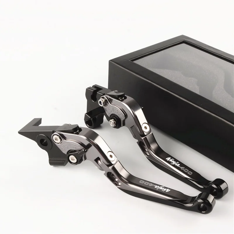 For 2003- Kawasaki Z400 Ninja 400 Brake Horn Lever Guards CNC Aluminum Alloy Hand Guards Motorcycle Protector Anti-fall