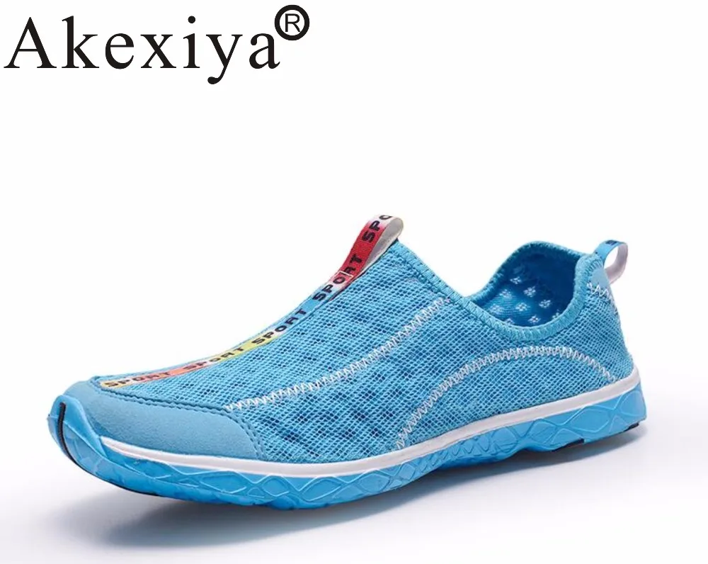 Akexiya/Мужская и Женская водонепроницаемая обувь быстросохнущие кроссовки Aqua для