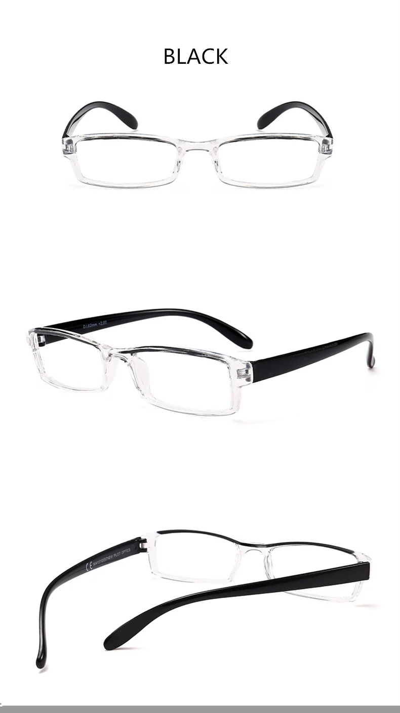Imwete ультра-легкие очки для чтения Для мужчин Для женщин борьбы с усталостью очки классический смолы очки для зрения очков + 1,0 1,5 2,0 2,5 3,0
