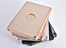 Fashion Aluminum Alloy Bluetooth 3.0 Keyboard Dock Cover Clamshell Fold 7 Colors Backlight Keyboard Case For Apple iPad Pro 9.7