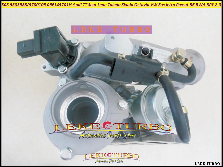 Turbo K03 53039880105 53039700105 06F145701H For Audi TT Seat Leon Toledo Skoda Octavia VW Eos Jetta Passat B6 BWA BPY 2.0 TFSI  (2)