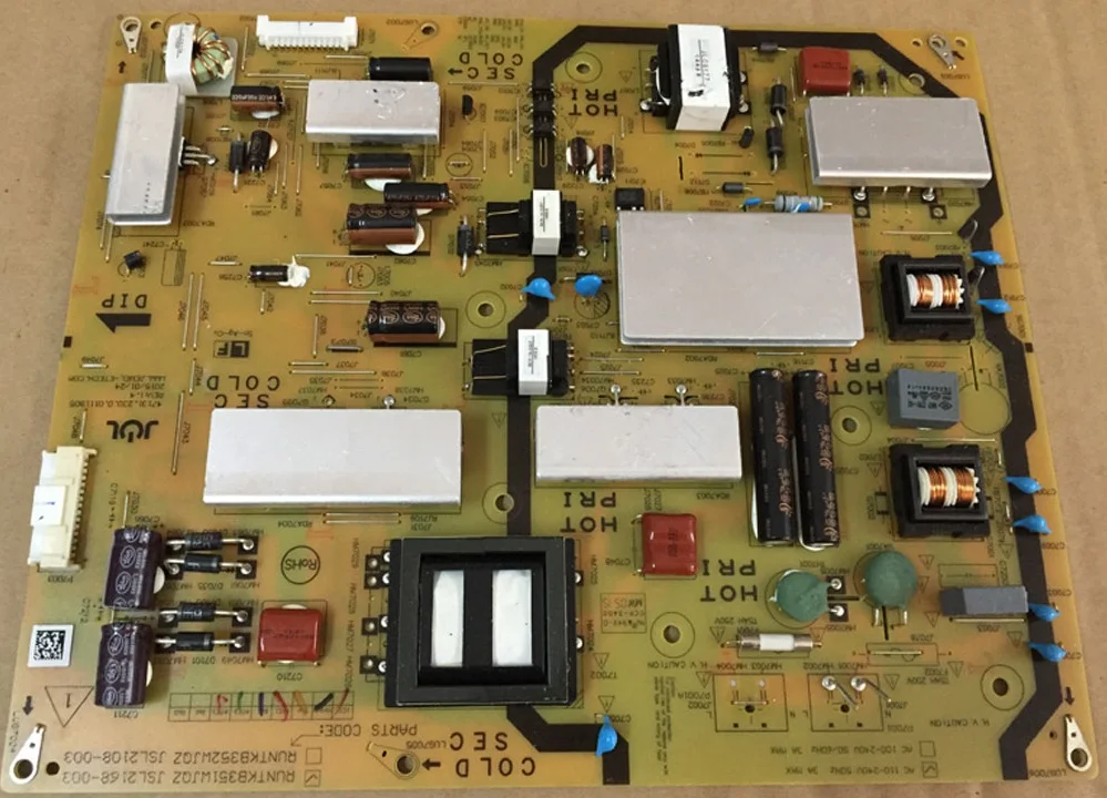 

LCD-55S3A power panel RUNTKB351WJQZ JSL2168-003 is used