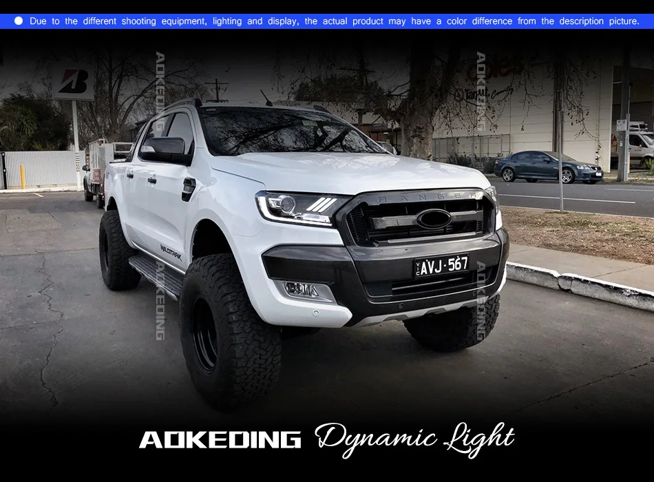 AKD автомобильный Стайлинг для Ford Everest Ranger фары- динамический сигнал поворота светодиодный фонарь DRL Hid Bi Xenon автомобильные аксессуары