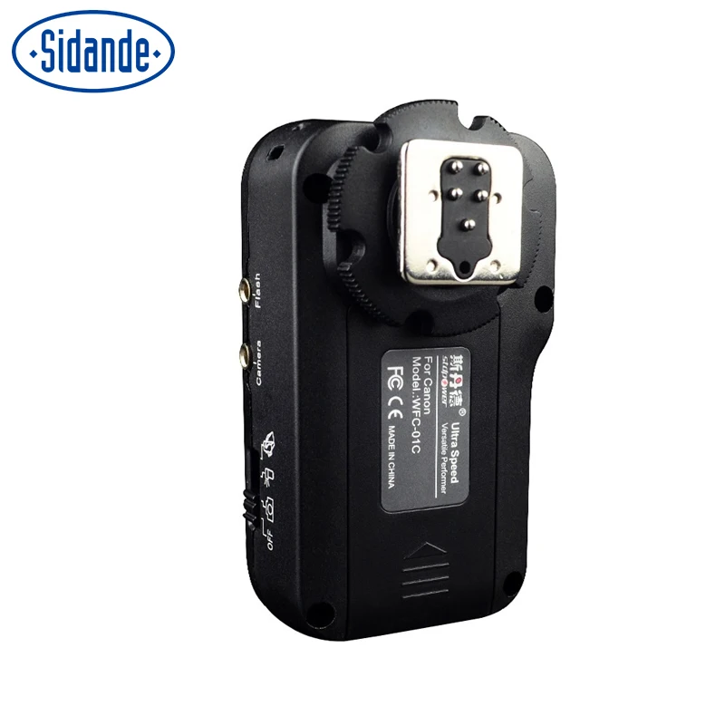 

Sidande WFC-01 Wireless Flash Trigger for Canon 6D 60D 7D 70D 5D2 5D3 450D 600D for Nikon D5100 D90D3200 D800 Digital-SLR Camera