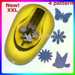4-модели extra large бабочка Бумага удар Скрапбукинг Бумага Творческий ремесло отверстие выбивание, тиснение