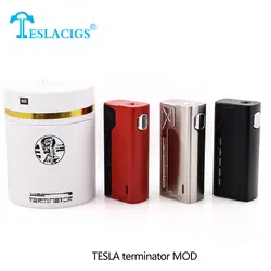 Оригинальный teslacigs Терминатор mod Тесла 90 Вт VAPE mod Fit 510 нить RDA RTA rdta распылитель 18650 аккумулятор Тесла VAPE mod испаритель