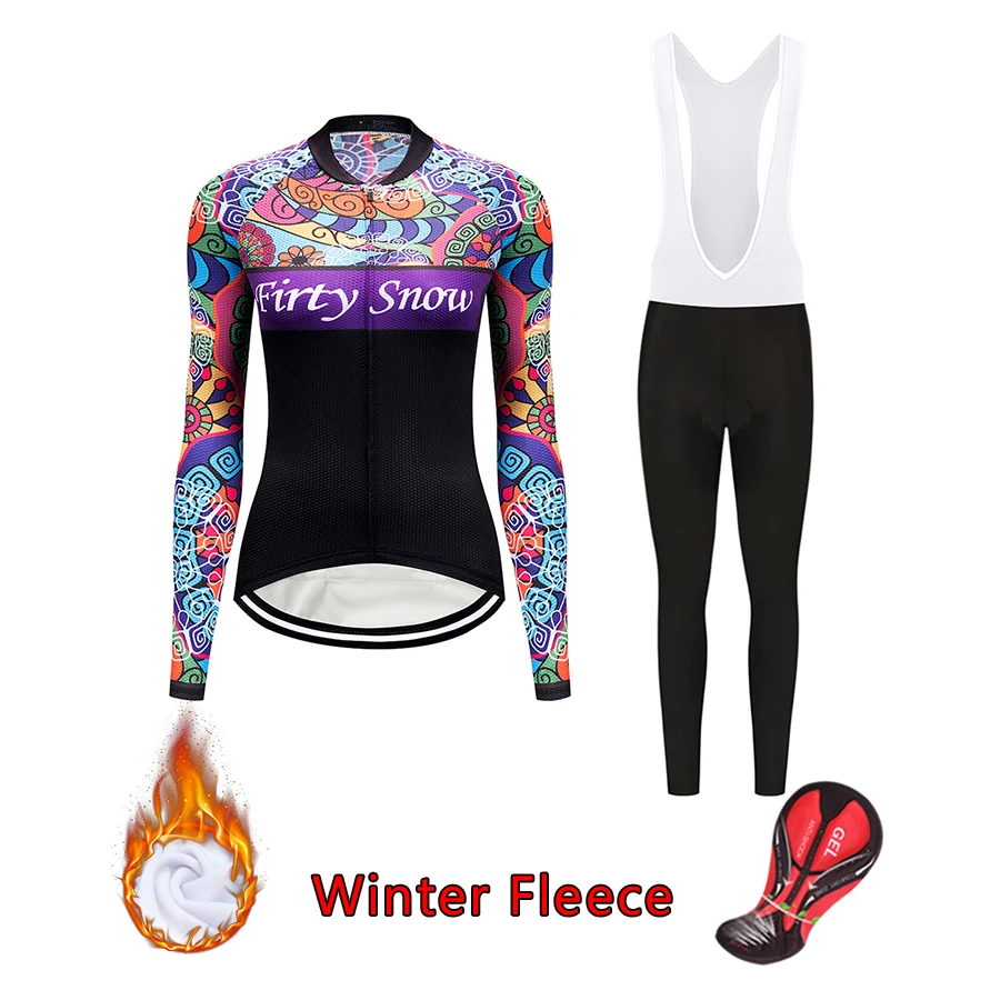 

Winter cycling jersey set 2019 new pro thermal fleece bicycle clothing kit triathlon bike clothes mtb wear dress suit skinsuit