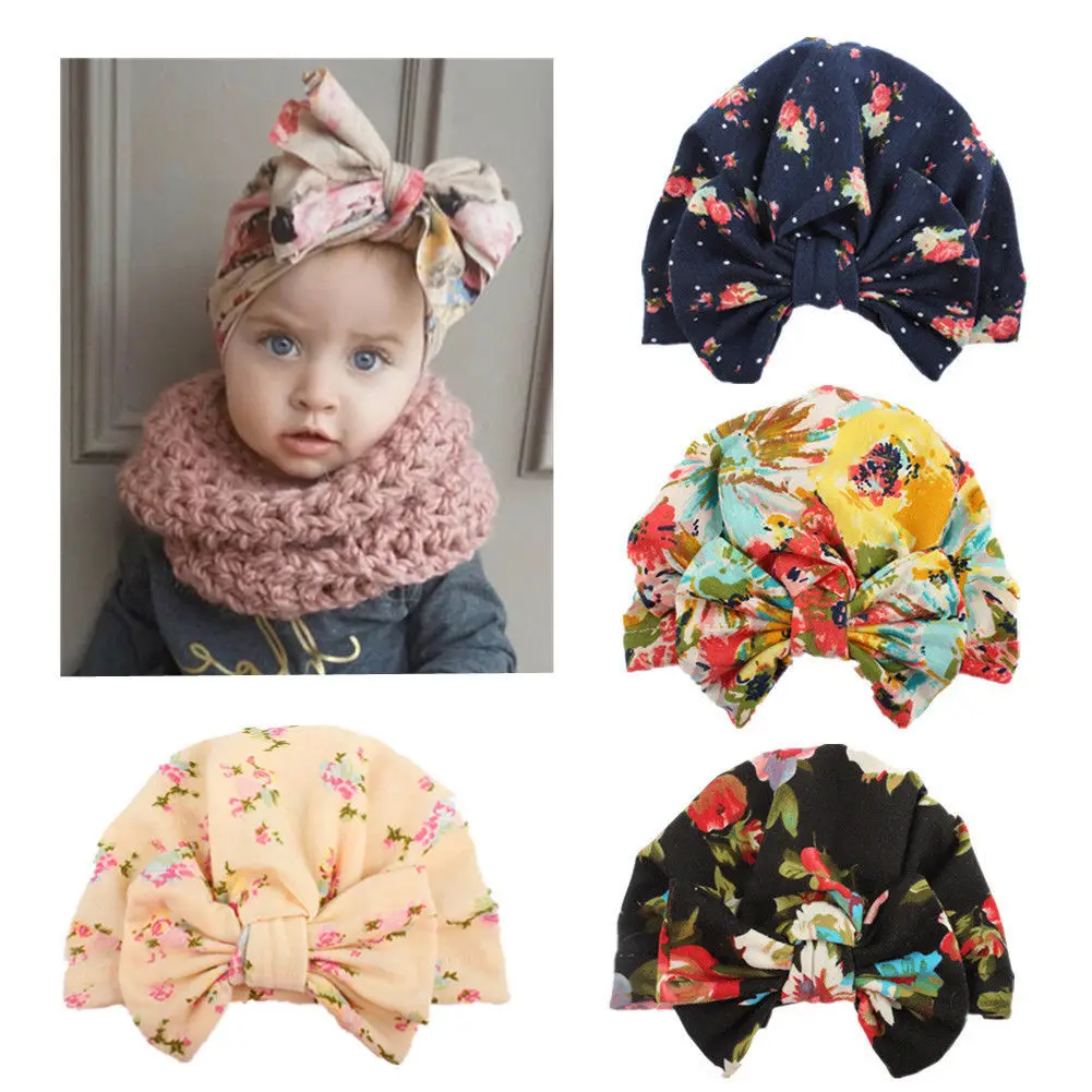 gorra de punto c/álido de invierno para beb/és de 0 a 1 a/ño de edad rosa rosa Talla:talla /única Sombrero de beb/é con lazo para reci/én nacido