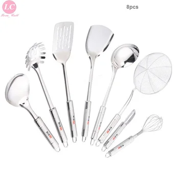

Cooking Tool Sets 8pcs Spatula Pare Spoon Egg breaker Cook Tools