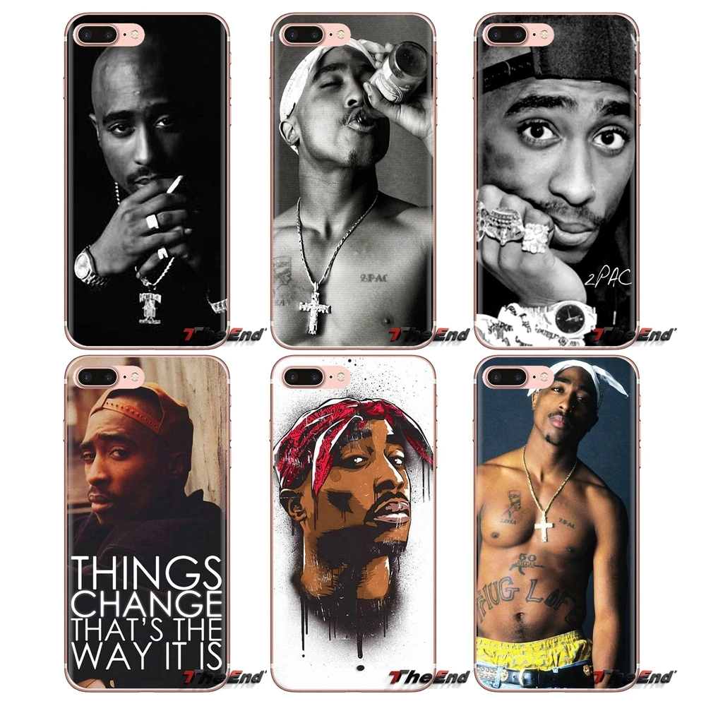 For Huawei Mate Honor 4C 5C 5X 6X 7 7A 7C 8 9 10 8C 8X 20 Lite Pro TPU Transparent Case Cover Rap Singer 2Pac Tupac Amaru Shakur |