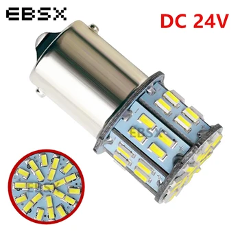 

EBSX 100PCS 1156 Ba15s 1157 Bay15d P21w P21/5w 50 Smd 3014 Led Car Tail Stop Light Turn Signal Brake Backup Reverse Light 24V DC