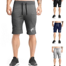 Фитнес Для Мужчин's Рубашки домашние бодибилдинг тонкий дышащий хлопок Jogger тренировки Пляжные шорты для мужчин Для мужчин короткие Штаны