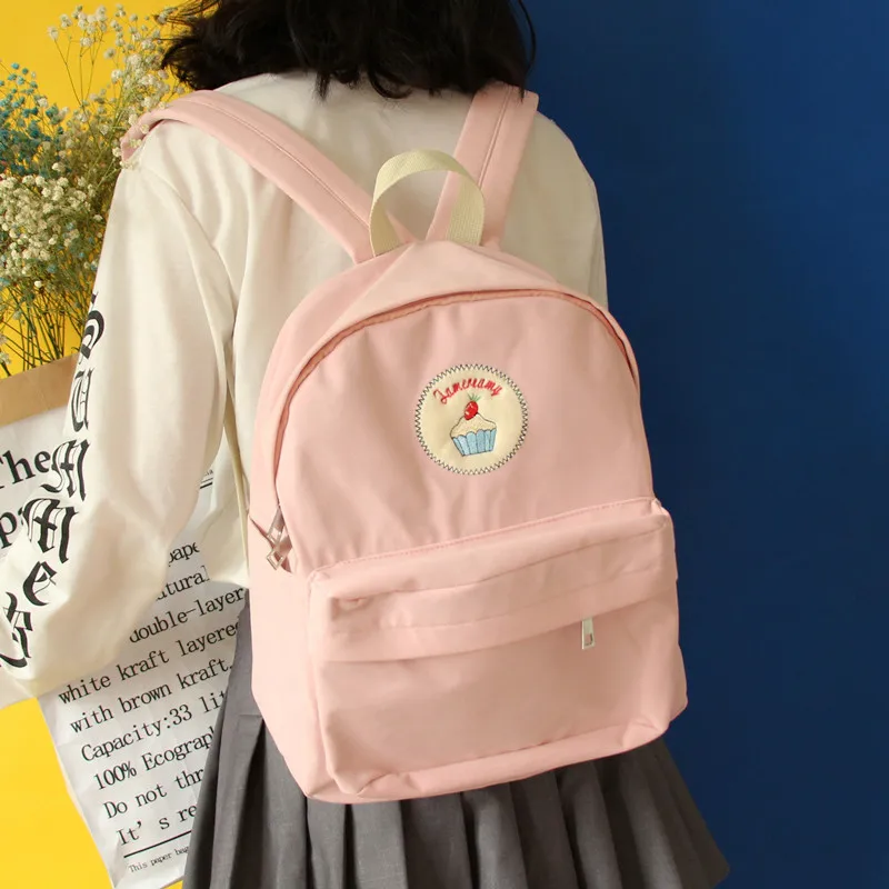 

Japanese Girls Student Cute Schoolbag Shoulder Bag Softback Zipper Laptop Backpack Teenage Girl Backpacks Teen Backpack
