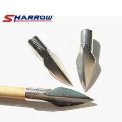 4 шт. стрельба из лука традиционные Arrowhead нержавеющая сталь 180 зерна стрелка точки для Охота Стрельба аксессуар