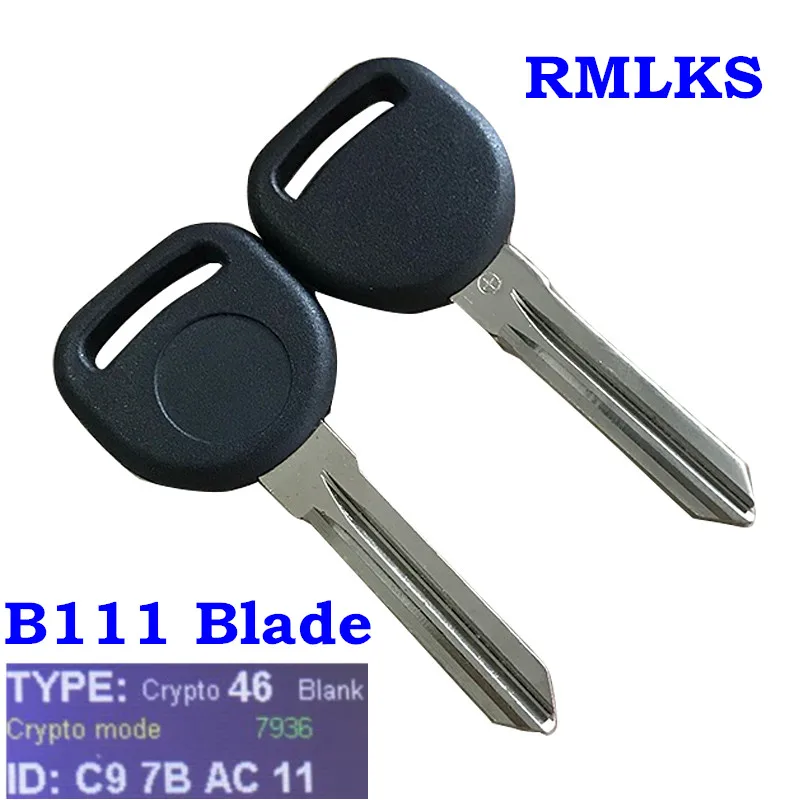 Сменный ключ зажигания ID46 Chip B111 Пустой круг для Cadillac Hummer Pontiac Saturn For Buick|Ключ от