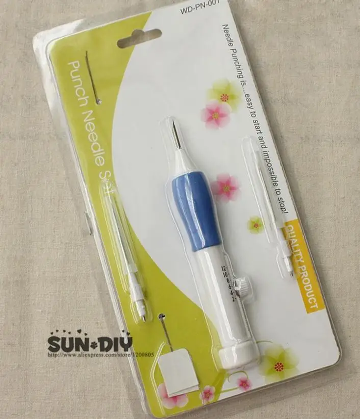 

Free Shipping Three dimensional embroider punch needle pen set Russia embroidery DIY craft machine handmade Needlework