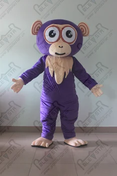 

cute monkey mascot costumes hot sale 3D face monkey walking actor
