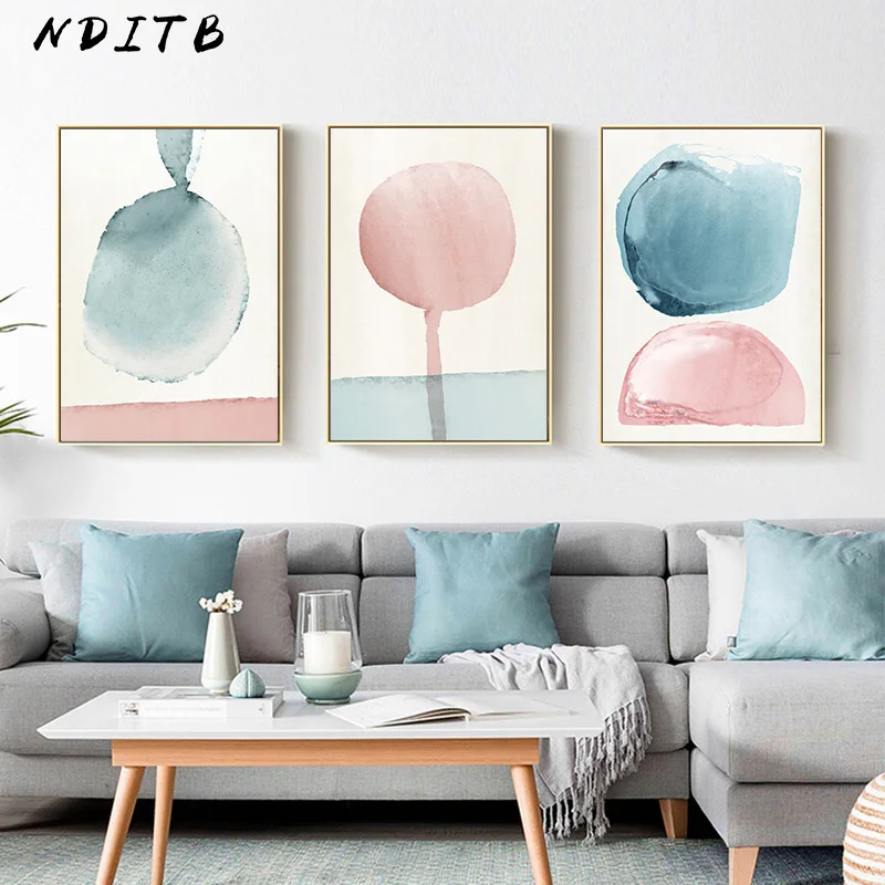 Home & Living Scandinavian minimalist poster Printable living room