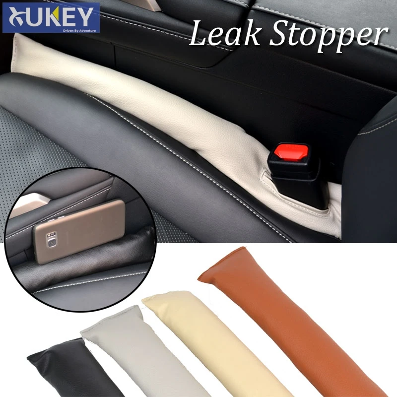 

1PC PU LEATHER CAR SEAT GAP STOPPER STOP LEAK PROOF DROP LEAKPROOF PAD FILLER SPACER MAT CUSHION CENTER CONSOLE ARMREST STICKER