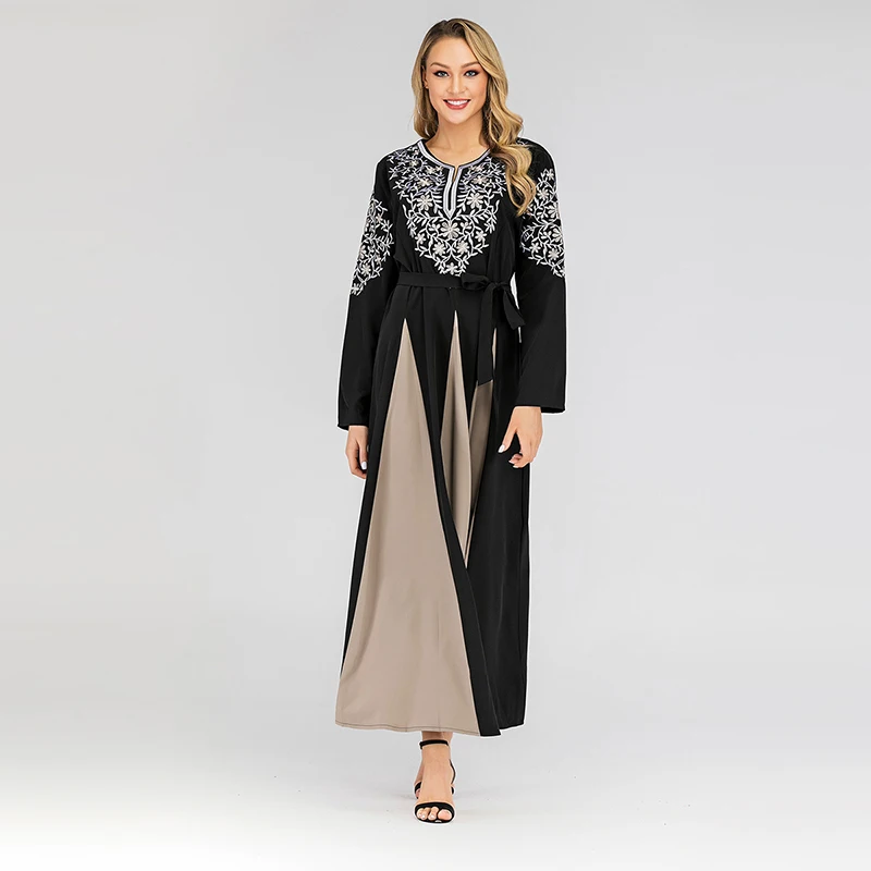 Abaya Дубай исламский, мусульманский хиджаб Maxi платье abaya s женский Восточный халат Caftan ислам ic одежда турецкие платья Robe Femme одежда