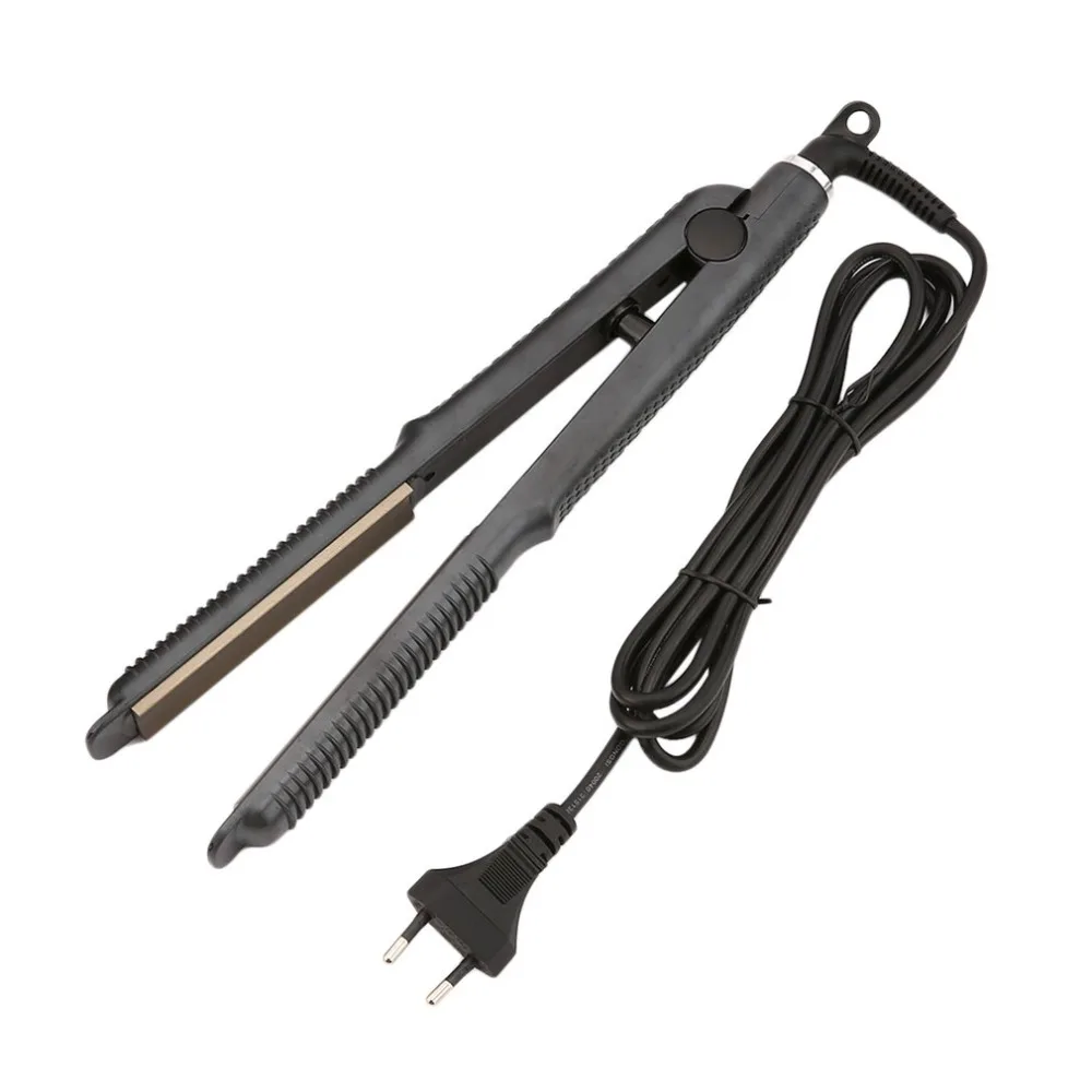 

Portable Thermoregulation Electric Hair Straightener Arc/Flat/Corn Splint Hair Iron With Power Indicator Light PTC Heater