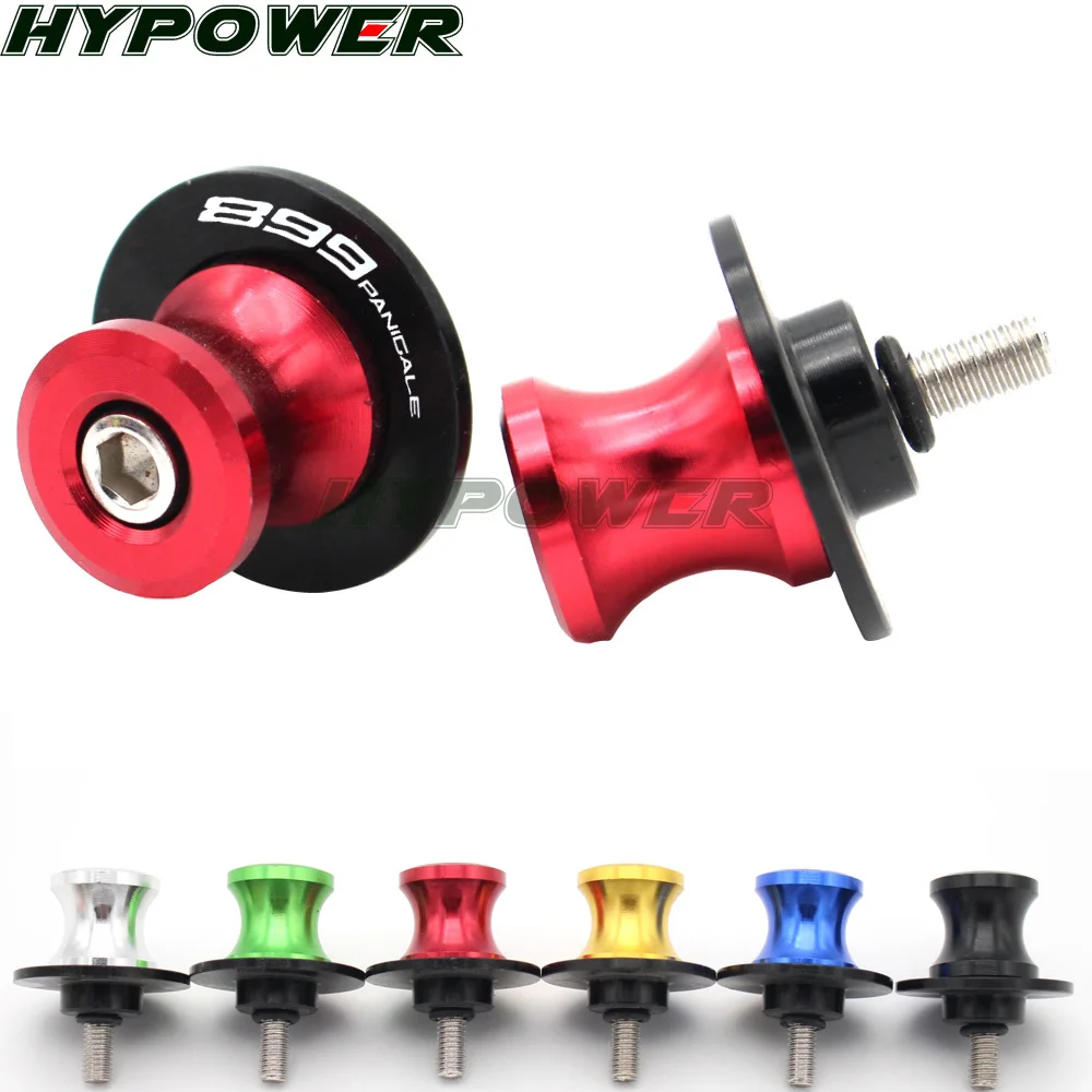 

FOR DUCATI 899 Motorcycle Swingarm Spools Stand Screws Slider CNC Accessories M6