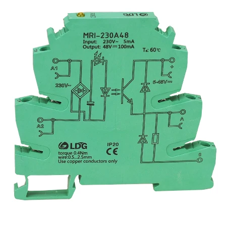 MRI-230A48 Цена по прейскуранту завода вход 230VAC светодиодный фотоэлектрический Соединительный интерфейс реле модульный оптрон изолирующий Сигнальное реле