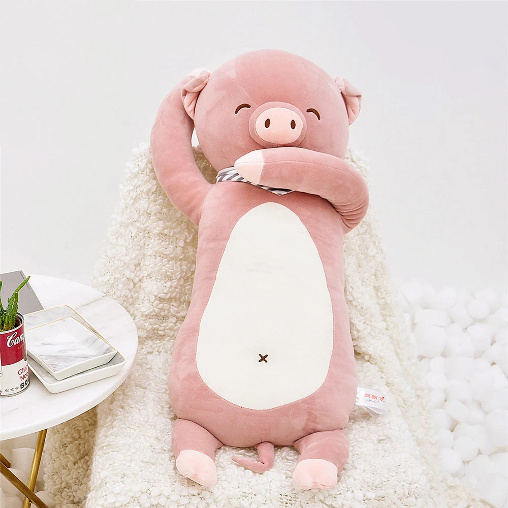 Fancytrader Cuddly Soft Animals Dog Bear Pig Bunny Pillow Doll Fluffy Stuffed Cartoon Anime Doll Gifts 70cm 28inch for Children14