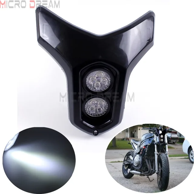 2X verschiedene Reflektoren Universal für Motorräder ATV Bikes Dirt BikeUW4RSSN