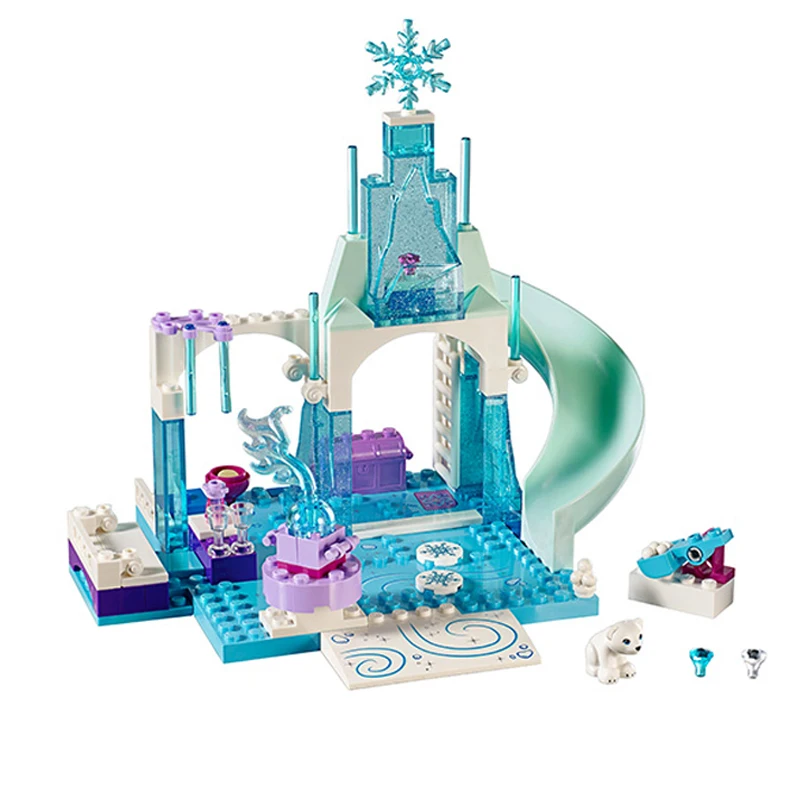 

Bale 10665 Snow Queen Arendelle Castle Building Blocks Princess Anna Elsa Buildable Compatible with LEPIN Princess