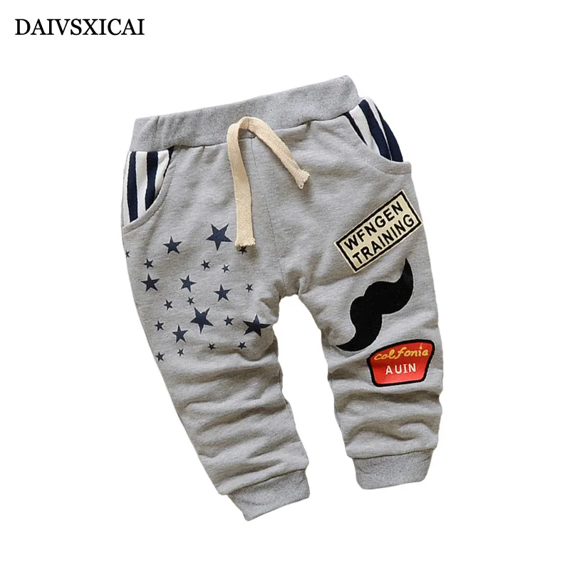 Daivsxicai-pantalons en coton décontracté és | Pantalons de marque pour enfants garçons de 7 à 24 mois, mode joli dessin animé