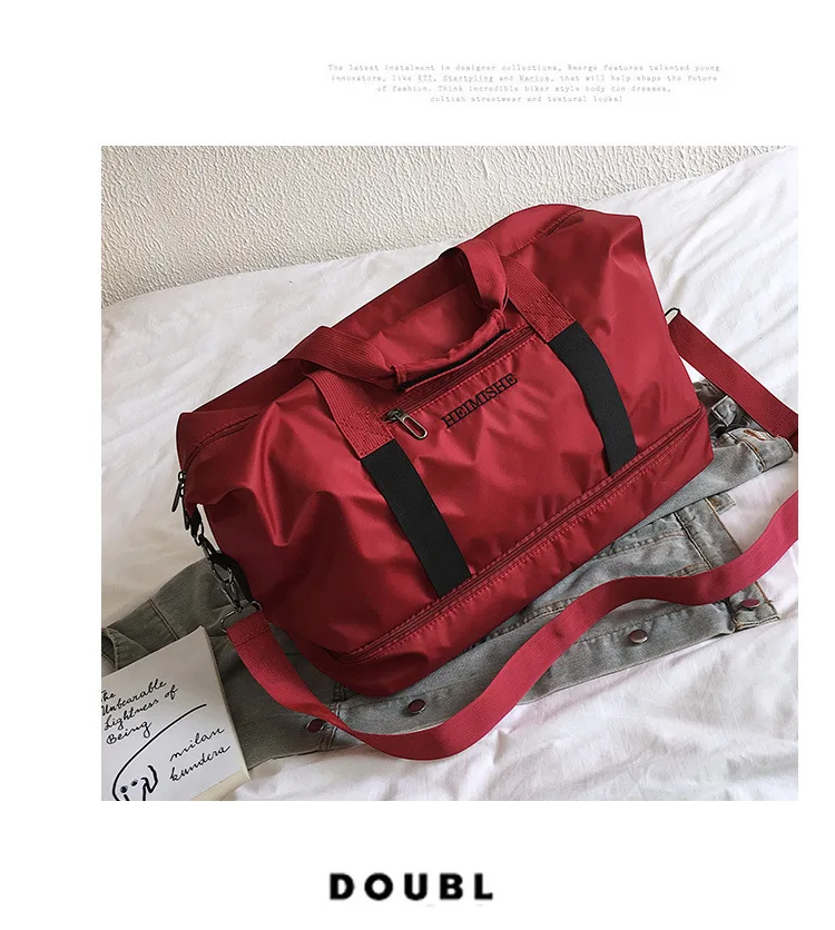 Высокое качество Мужская большая емкость мульти-функциональная ручная сумка водостойкая Женская багажная вещевая сумка на ночь