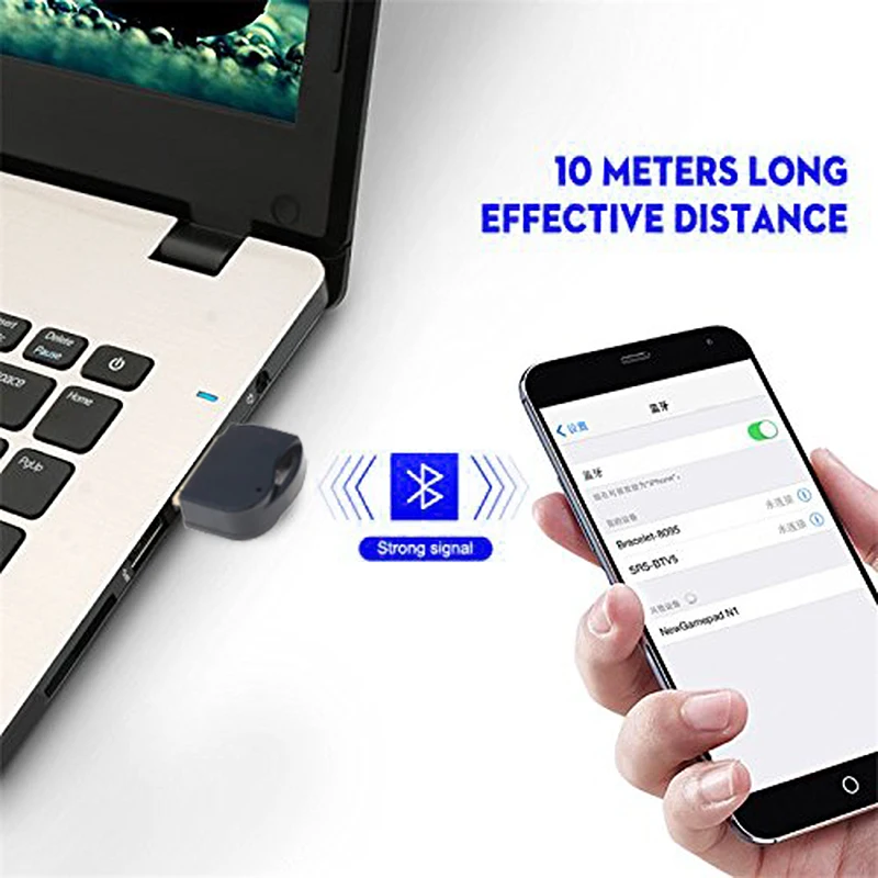 Bluetooth адаптер Kebidumei с мини USB V4.0 CSR без привода|Адаптеры и брелки USB/Bluetooth| |