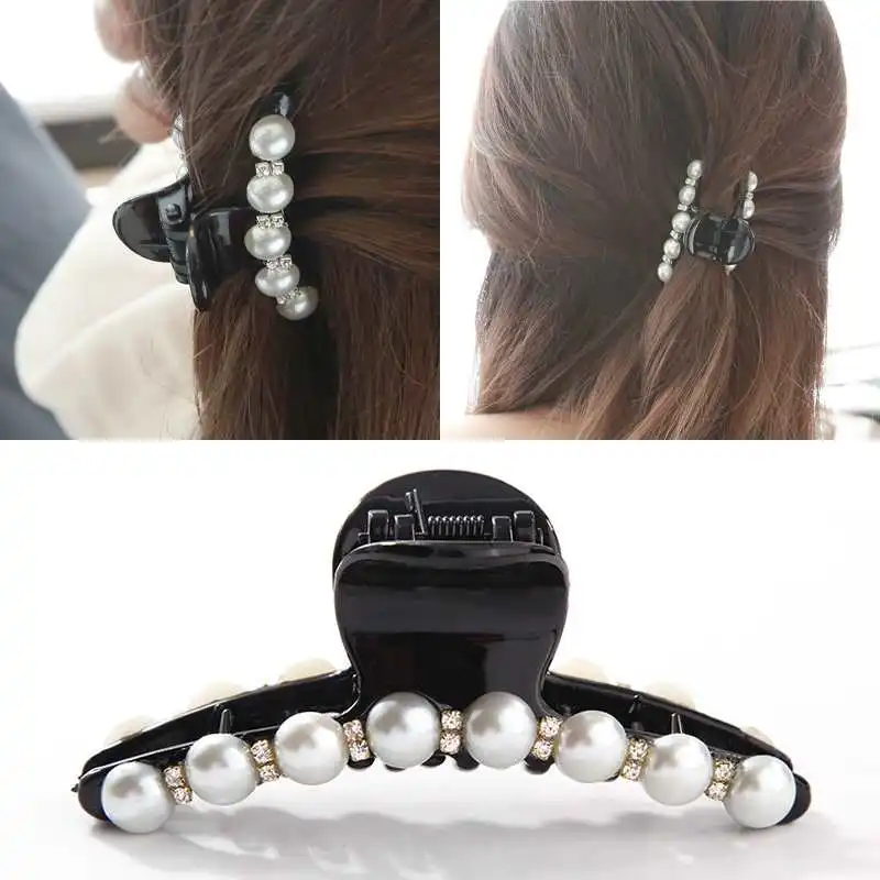 high quality rhinestone hair claw clips and rhinestone banana clips /& hair ties