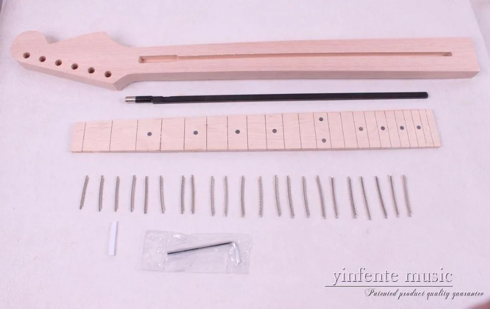 

1set Guitar Neck Mahogany Maple Wood fretboard 22 fret 25.5" Truss Rod #M2