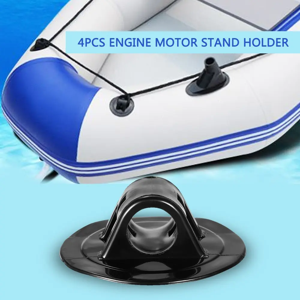 

4PCS Engine Motor Stand Holder Mounting Bracket Clips for Kayak Boat Fishing Canoe Dinghy Kayak Rowing Boat Motor Stand Holder